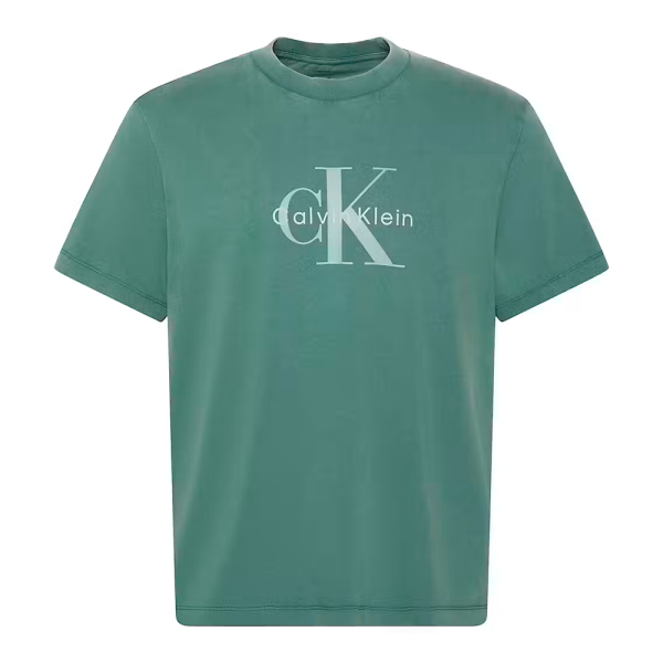 Calvin Klein T-shirts Vert - T-shirt monogramm en coton lav - XL - Ref 45 €